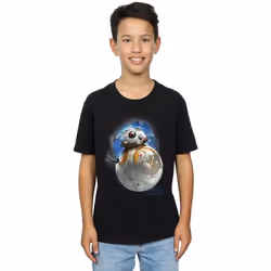 Star Wars - T-shirt THE LAST JEDI - Garçon (Noir)