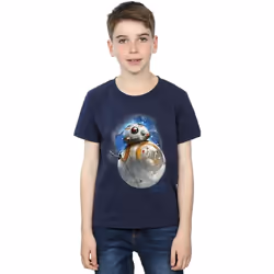 Star Wars - T-shirt THE LAST JEDI - Garçon (Bleu marine)