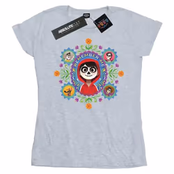 Disney - T-shirt COCO REMEMBER ME - Femme (Gris chiné)