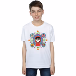 Disney - T-shirt COCO REMEMBER ME - Garçon (Blanc)