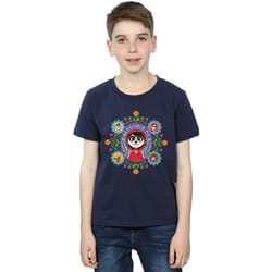 Disney - T-shirt COCO REMEMBER ME - Garçon (Bleu marine)