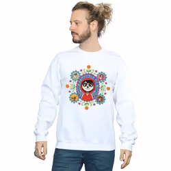 Disney - Sweat COCO REMEMBER ME - Homme (Blanc)