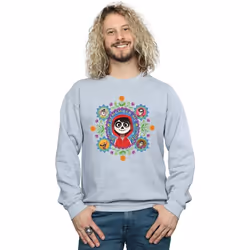 Disney - Sweat COCO REMEMBER ME - Homme (Gris chiné)