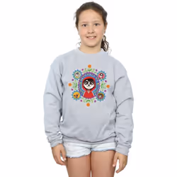 Disney - Sweat COCO REMEMBER ME - Fille (Gris chiné)