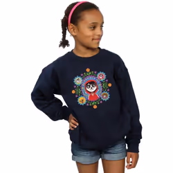 Disney - Sweat COCO REMEMBER ME - Fille (Bleu marine)