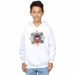 Disney - Sweat à capuche COCO REMEMBER ME - Garçon (Blanc)