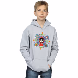 Disney - Sweat à capuche COCO REMEMBER ME - Garçon (Gris chiné)