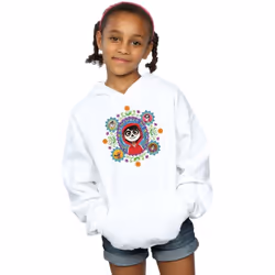 Disney - Sweat à capuche COCO REMEMBER ME - Fille (Blanc)