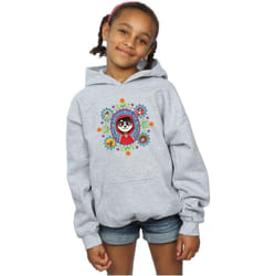 Disney - Sweat à capuche COCO REMEMBER ME - Fille (Gris chiné)
