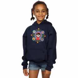 Disney - Sweat à capuche COCO REMEMBER ME - Fille (Bleu marine)