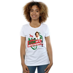 Elf - T-shirt SON OF A NUTCRACKER - Femme (Blanc)