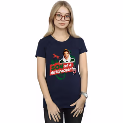 Elf - T-shirt SON OF A NUTCRACKER - Femme (Bleu marine)