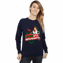 Elf - Sweat SON OF A NUTCRACKER - Femme (Bleu marine)