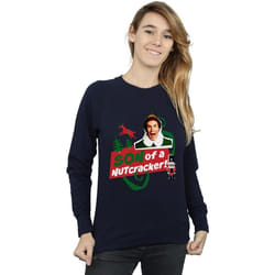 Elf - Sweat SON OF A NUTCRACKER - Femme (Bleu marine)