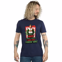 Elf - T-shirt OMG SANTA - Homme (Bleu marine)