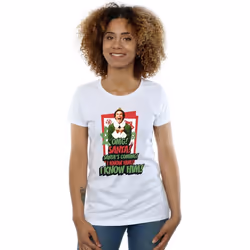 Elf - T-shirt OMG SANTA - Femme (Blanc)
