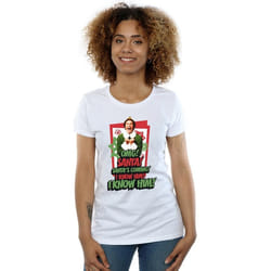 Elf - T-shirt OMG SANTA - Femme (Blanc)