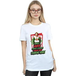 Elf - T-shirt OMG SANTA - Femme (Blanc)