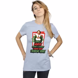 Elf - T-shirt OMG SANTA - Femme (Gris chiné)