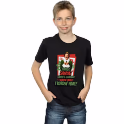 Elf - T-shirt OMG SANTA - Garçon (Noir)
