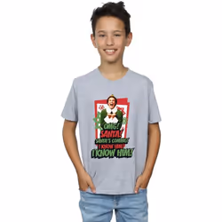 Elf - T-shirt OMG SANTA - Garçon (Gris chiné)