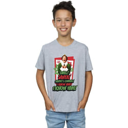 Elf - T-shirt OMG SANTA - Garçon (Gris chiné)