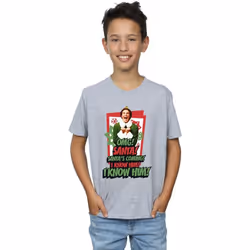 Elf - T-shirt OMG SANTA - Garçon (Gris chiné)