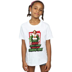 Elf - T-shirt OMG SANTA - Fille (Blanc)