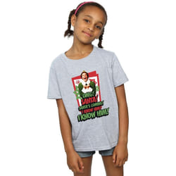 Elf - T-shirt OMG SANTA - Fille (Gris chiné)