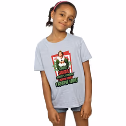Elf - T-shirt OMG SANTA - Fille (Gris chiné)