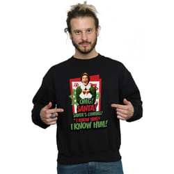 Elf - Sweat OMG SANTA - Homme (Noir)