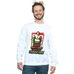 Elf - Sweat OMG SANTA - Homme (Blanc)