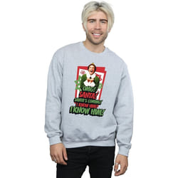 Elf - Sweat OMG SANTA - Homme (Gris chiné)