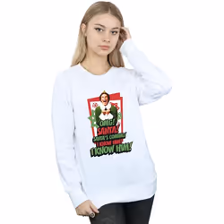 Elf - Sweat OMG SANTA - Femme (Blanc)