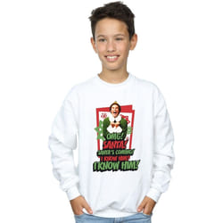Elf - Sweat OMG SANTA - Garçon (Blanc)
