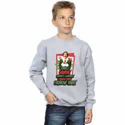 Elf - Sweat OMG SANTA - Garçon (Gris chiné)