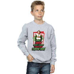 Elf - Sweat OMG SANTA - Garçon (Gris chiné)