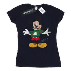 Disney - T-shirt - Femme (Bleu marine)