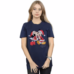 Disney - T-shirt - Femme (Bleu marine)