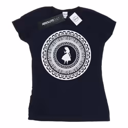 Disney - T-shirt ALICE IN WONDERLAND - Femme (Bleu marine)