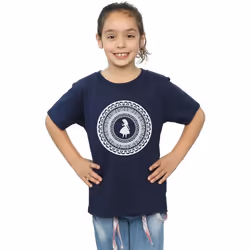 Disney - T-shirt ALICE IN WONDERLAND - Fille (Bleu marine)