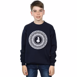 Disney - Sweat ALICE IN WONDERLAND - Garçon (Bleu marine)