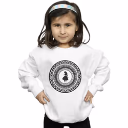 Disney - Sweat ALICE IN WONDERLAND - Fille (Blanc)