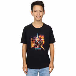 Marvel - T-shirt GUARDIANS OF THE GALAXY VOL. - Garçon (Noir)