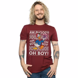 Disney - T-shirt - Homme (Bordeaux)
