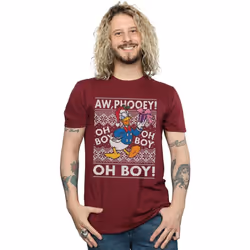Disney - T-shirt - Homme (Bordeaux)