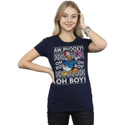Disney - T-shirt - Femme (Bleu marine)
