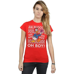 Disney - T-shirt - Femme (Rouge)