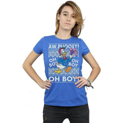 Disney - T-shirt - Femme (Bleu roi)