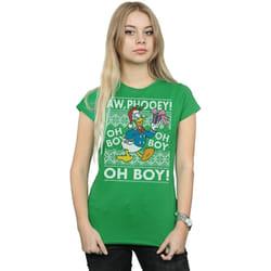 Disney - T-shirt - Femme (Vert vif)